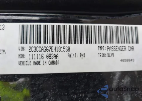 2014 Chrysler 300 300S из США, поврежденный, VIN 2C3CCAGG7EH181568